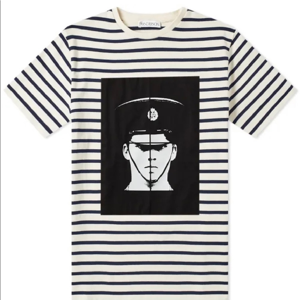 JW Anderson gilbert & george police print tee